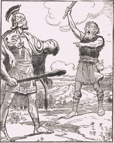 Die Pygmäen: Wer bist du, sage ich, brüllte Antaeus wieder. Wie ist dein Name von George Soper